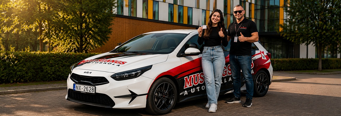 Braukšanas instruktora vakance autoskolā Mustangs